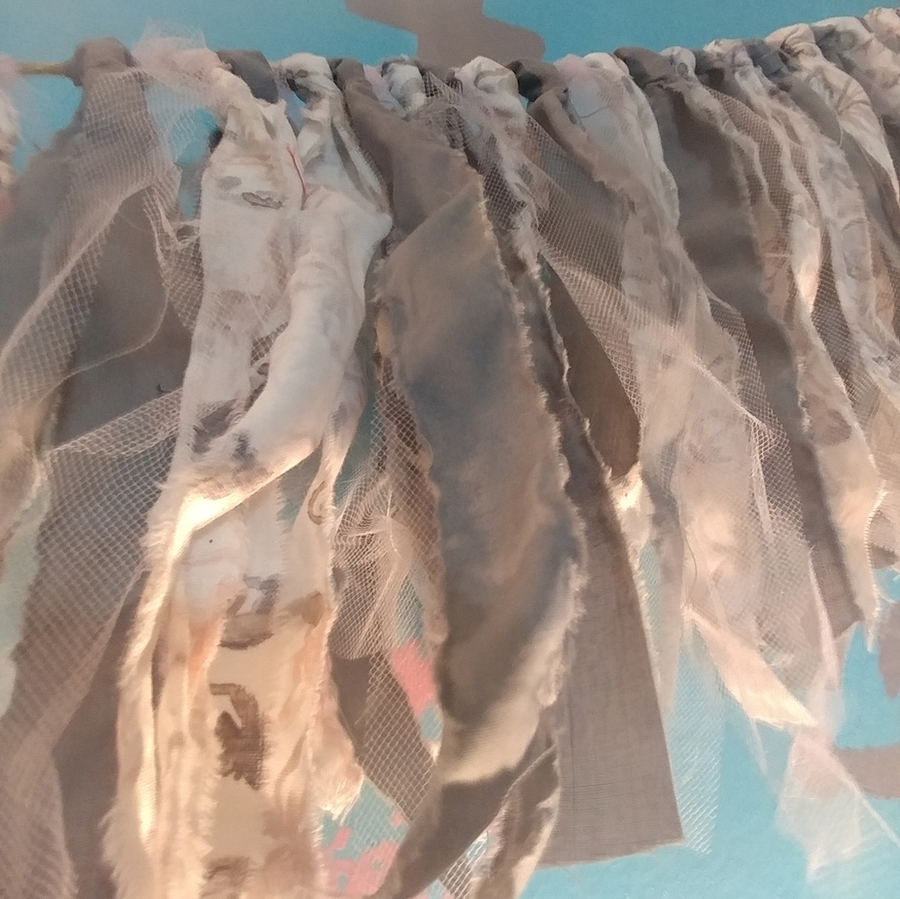 Handmade Pastel Fabric Banner